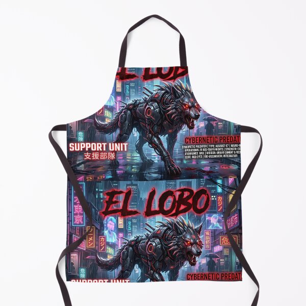 Item preview,  Neon Wolf Hunt: Cyberpunk Blood Wolf of Neo Tokyo designed and sold by Neo Tokio.