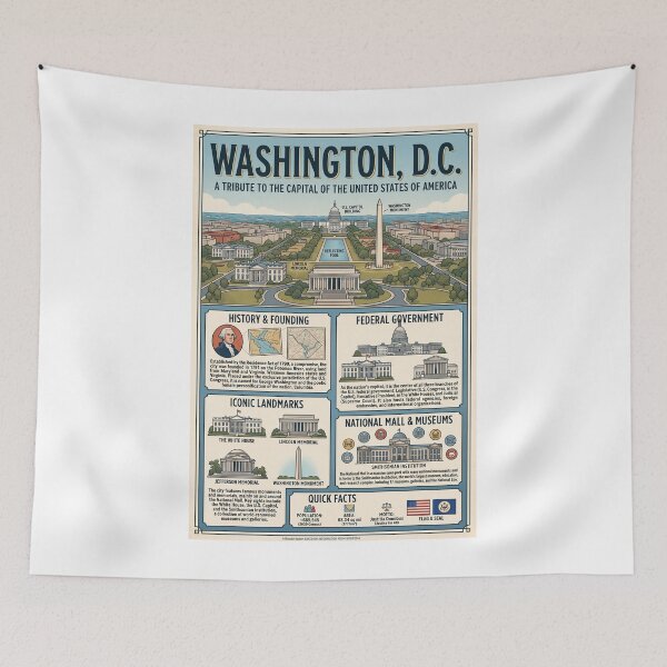 Item preview, Washington DC, USA designed and sold by Theodor Decker.