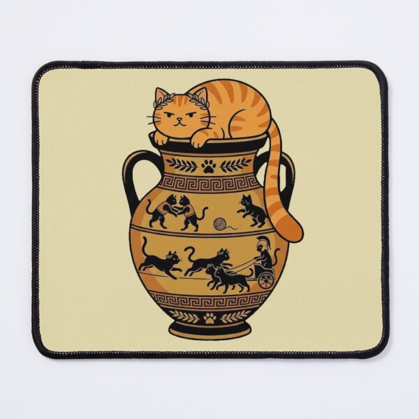 Item preview, Ancient Greek Amphora Cat - Funny If It Fits I Sits designed and sold by MythoWorldddd.