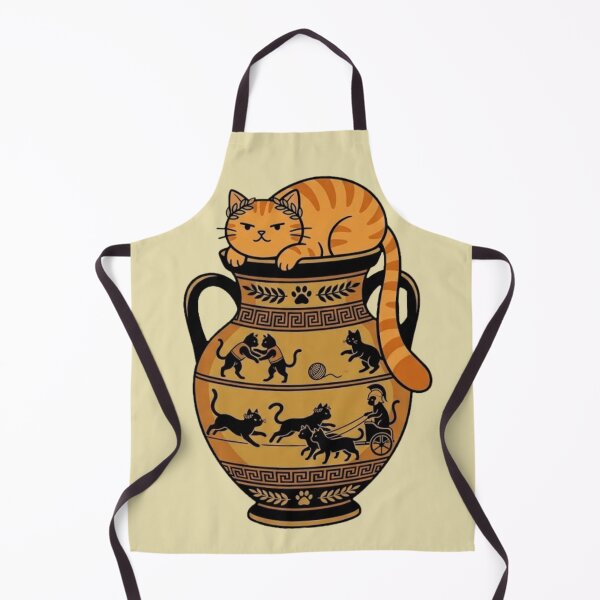 Item preview, Ancient Greek Amphora Cat - Funny If It Fits I Sits designed and sold by MythoWorldddd.