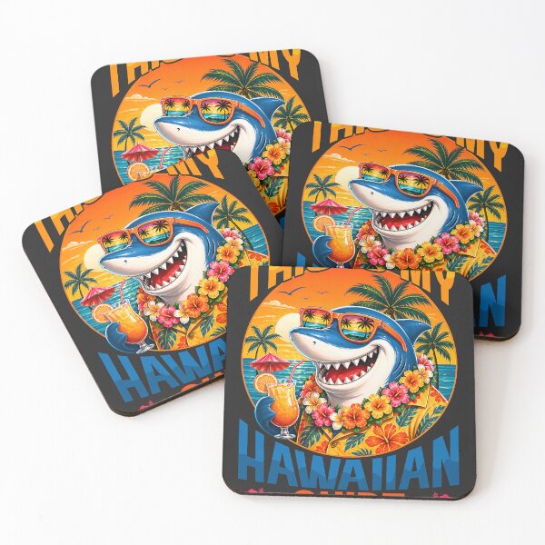 Item preview, This is My Hawaiian Shirt Funny Shark Hawaii Summer Vacation designed and sold by Littermin.