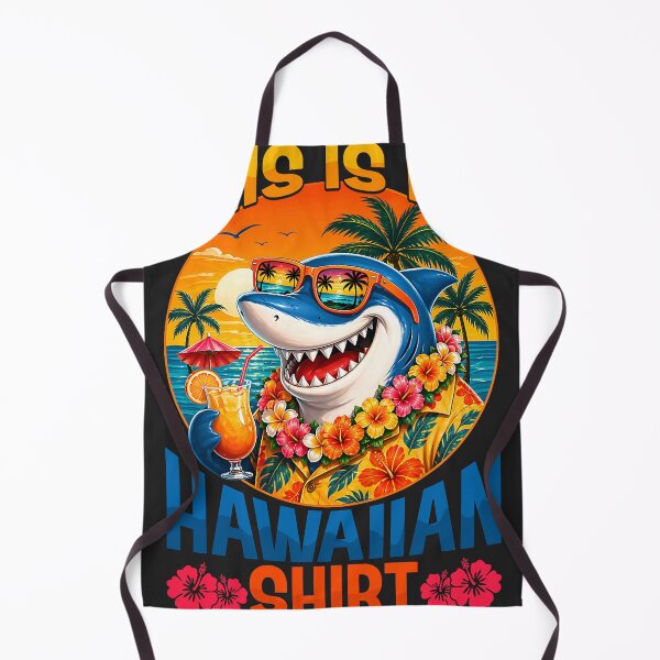 Item preview, This is My Hawaiian Shirt Funny Shark Hawaii Summer Vacation designed and sold by Littermin.
