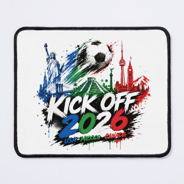 Item preview, Kick Off 2026 - North American Soccer Graphic designed and sold by Emaga Digital Studio.