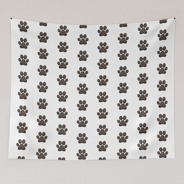 Aperçu de l'œuvre Motif d'empreinte de patte de chien mignon créée et vendue par Szkicerka.