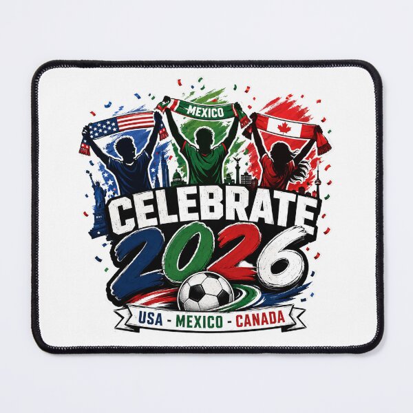 Item preview, Celebrate 2026 - USA Mexico Canada Soccer Fans designed and sold by Emaga Digital Studio.