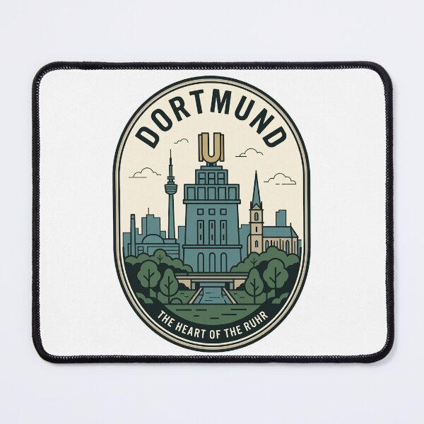 Item preview, Dortmund Germany Heart of the Ruhr Vintage Badge designed and sold by k3rstman1.