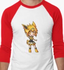 Jolteon Magical Girl Chibi Men's Baseball ¾ T-Shirt