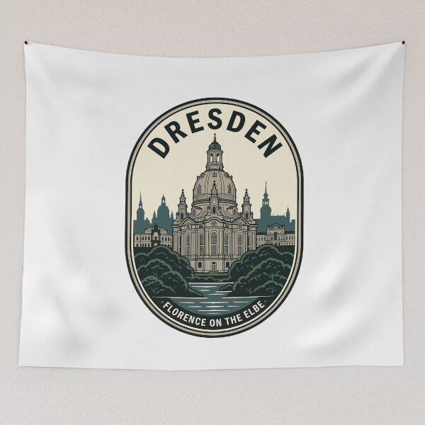 Item preview, Dresden Germany Frauenkirche Florence On The Elbe designed and sold by k3rstman1.