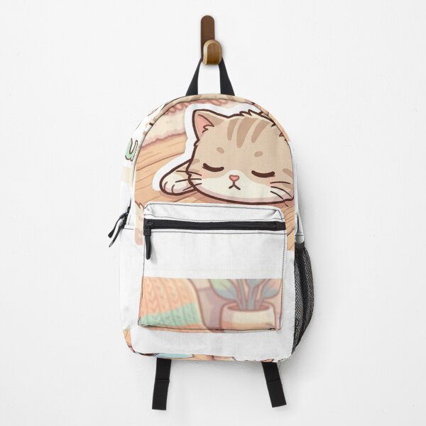 Item preview, Running On Empty – Mentally Exhausted Cat Sticker designed and sold by Elviqus Shop.