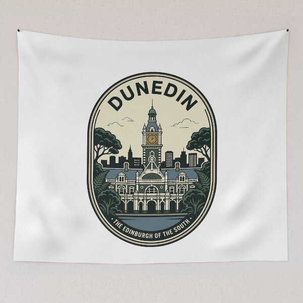 Item preview, Vintage Dunedin Railway Station Travel Badge designed and sold by k3rstman1.