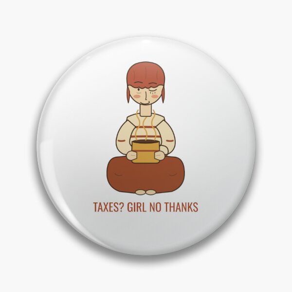 Item preview, Taxes Girl No Thanks Funny Tax Season designed and sold by The Quiet Thicket.