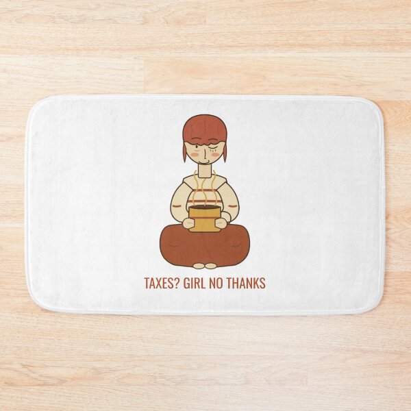 Item preview, Taxes Girl No Thanks Funny Tax Season designed and sold by The Quiet Thicket.
