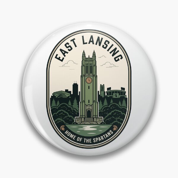 Item preview, East Lansing Michigan State Beaumont Tower Spartans designed and sold by k3rstman1.