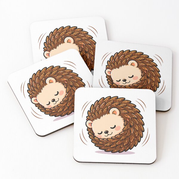 Item preview, Cute Sleeping Hedgehog Cartoon SVG | Kawaii Animal Clipart | Baby Hedgehog PNG | Nursery Printable | Cricut Cut File | Woodland Animal Design designed and sold by Krincydigitalart.