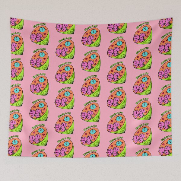 Item preview, Bloom & Fly – Cute Lotus Bird Inspirational Art designed and sold by EMILYVU22.