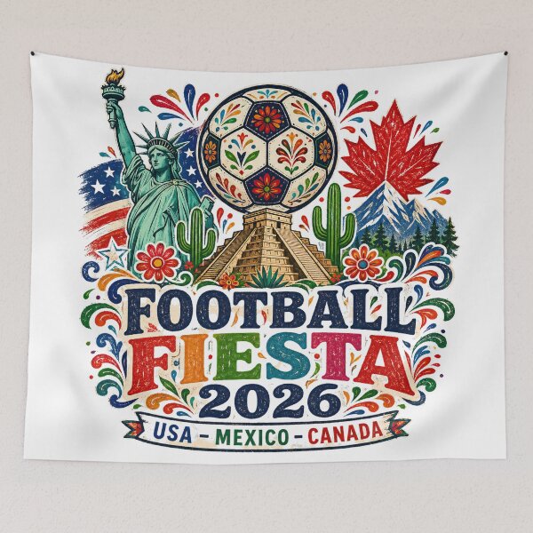 Item preview, Football Fiesta 2026 Soccer Celebration Art designed and sold by emaga.