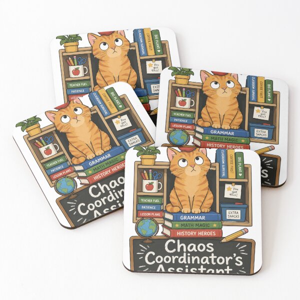Item preview, Chaos Coordinator Assistant Teacher Cat designed and sold by Inspirahawke.