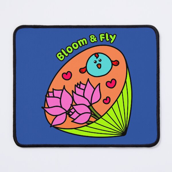 Item preview, Bloom & Fly – Cute Lotus Bird Inspirational Art designed and sold by EMILYVU22.