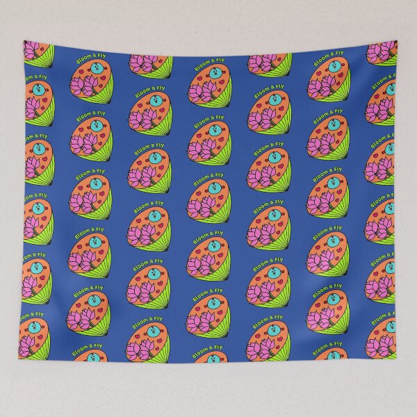 Item preview, Bloom & Fly – Cute Lotus Bird Inspirational Art designed and sold by EMILYVU22.