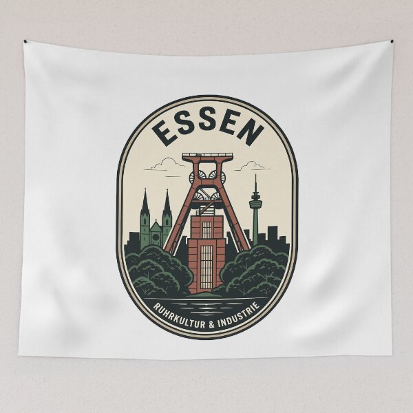 Item preview, Retro Essen Germany Ruhr Valley Industrial Heritage designed and sold by k3rstman1.