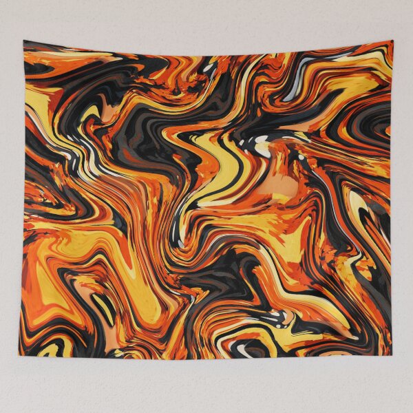 Item preview, Fiery Flowing Abstraction designed and sold by Sigtrix.