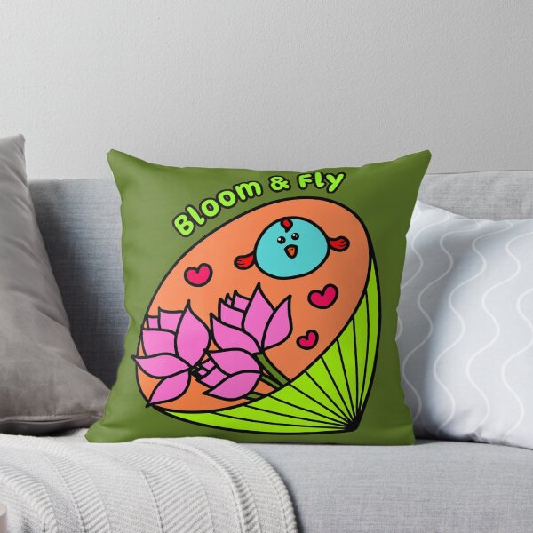 Item preview, Bloom & Fly – Cute Lotus Bird Inspirational Art designed and sold by EMILYVU22.