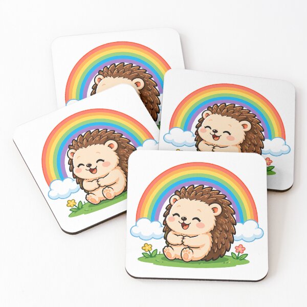 Item preview, Cute Rainbow Hedgehog PNG designed and sold by Krincydigitalart.