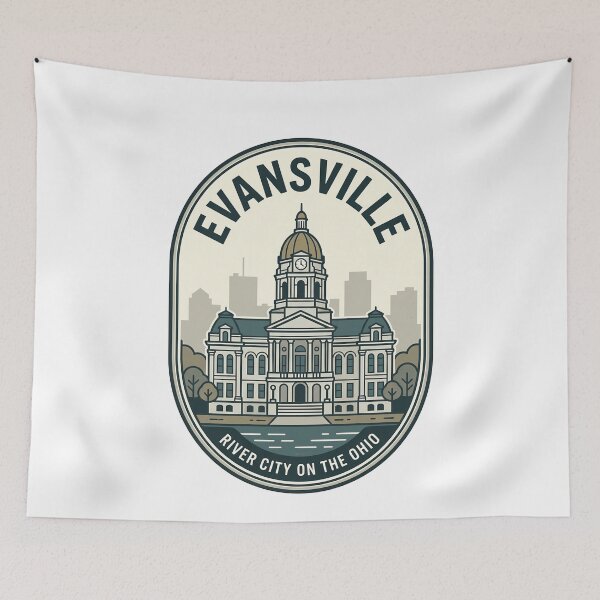 Item preview, Evansville Indiana River City On The Ohio designed and sold by k3rstman1.