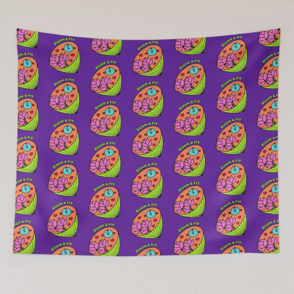 Item preview, Bloom & Fly – Cute Lotus Bird Inspirational Art designed and sold by EMILYVU22.