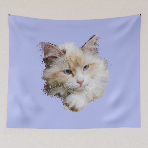 Item preview, Majestic Fluffy Oil Painting Portrait designed and sold by Paolo-Bandal.