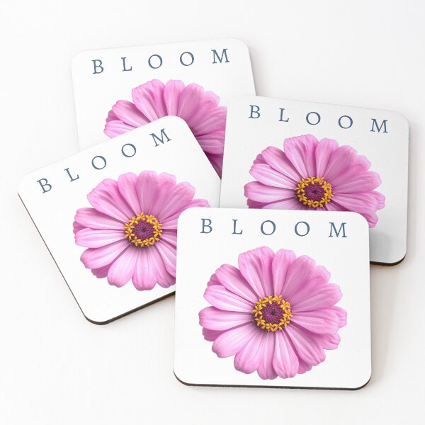 Item preview, BLOOM - Pink Flower designed and sold by ParkandPress.