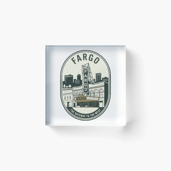 Item preview, Vintage Fargo North Dakota Theatre Skyline Badge designed and sold by k3rstman1.