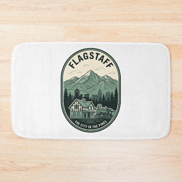 Item preview, Retro Flagstaff Arizona City In The Pines Badge designed and sold by k3rstman1.