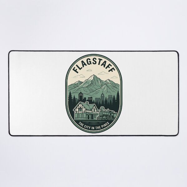 Item preview, Retro Flagstaff Arizona City In The Pines Badge designed and sold by k3rstman1.