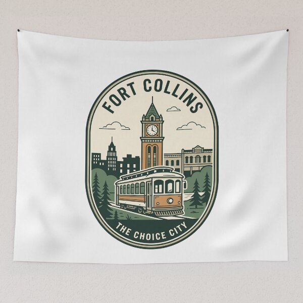 Item preview, Vintage Fort Collins Colorado Choice City Trolley designed and sold by k3rstman1.