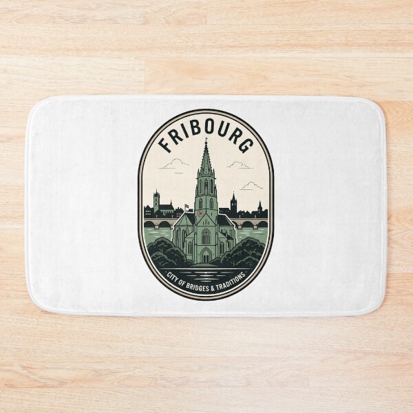 Item preview, Vintage Fribourg Switzerland Travel Badge Emblem designed and sold by k3rstman1.