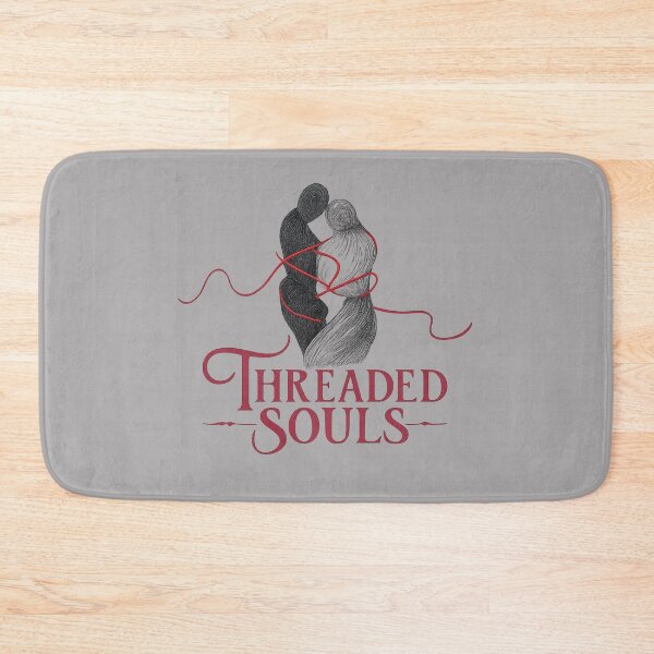 Item preview, Threaded Souls Red String of Fate Design, Destiny Love Illustration, Soulmate Connection Art for Couples designed and sold by JagrDesigns.