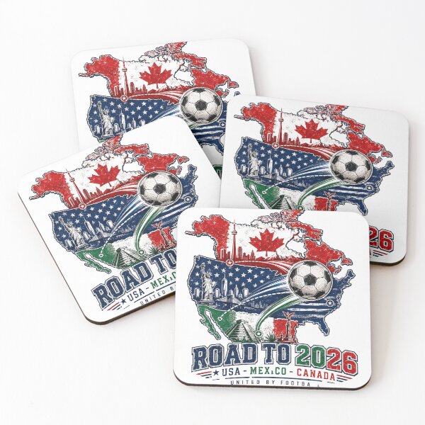 Item preview, Road to 2026 USA Mexico Canada Soccer Badge designed and sold by emaga.