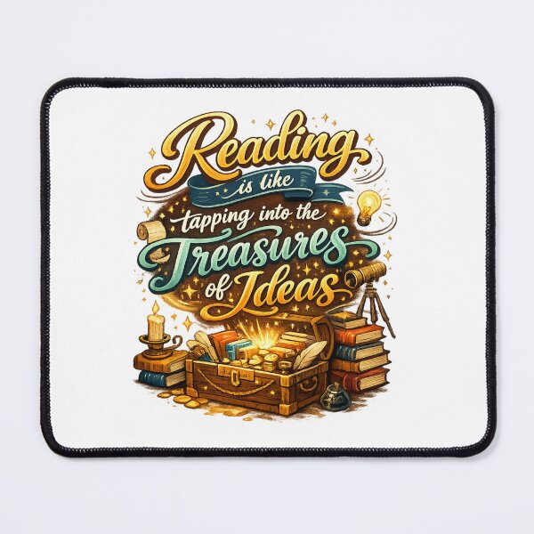 Item preview, Reading Is Like Tapping Into the Treasures of Ideas designed and sold by ChenryConcepts.