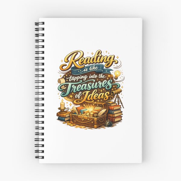 Item preview, Reading Is Like Tapping Into the Treasures of Ideas designed and sold by ChenryConcepts.