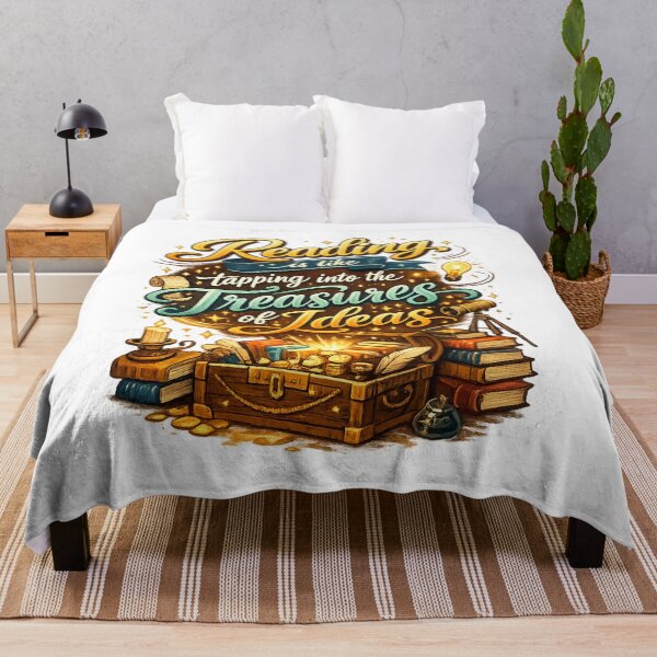Item preview, Reading Is Like Tapping Into the Treasures of Ideas designed and sold by ChenryConcepts.
