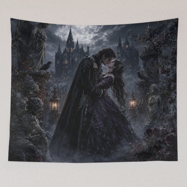 Item preview, Haunted Gothic Garden Love | Dark Fantasy Royal Couple designed and sold by kabucino.