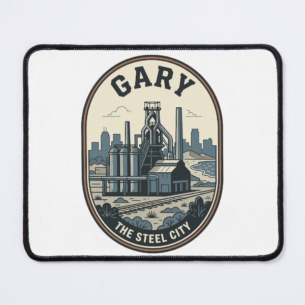 Item preview, Vintage Gary Indiana Steel City Industrial Badge designed and sold by k3rstman1.
