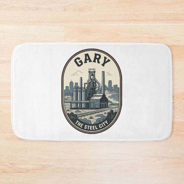Item preview, Vintage Gary Indiana Steel City Industrial Badge designed and sold by k3rstman1.
