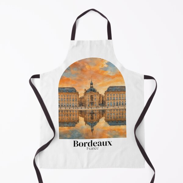 Item preview, Bordeaux, France - painting of the Place de la Bourse - travel souvenir gift designed and sold by 26LN.