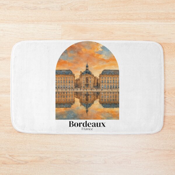 Item preview, Bordeaux, France - painting of the Place de la Bourse - travel souvenir gift designed and sold by 26LN.