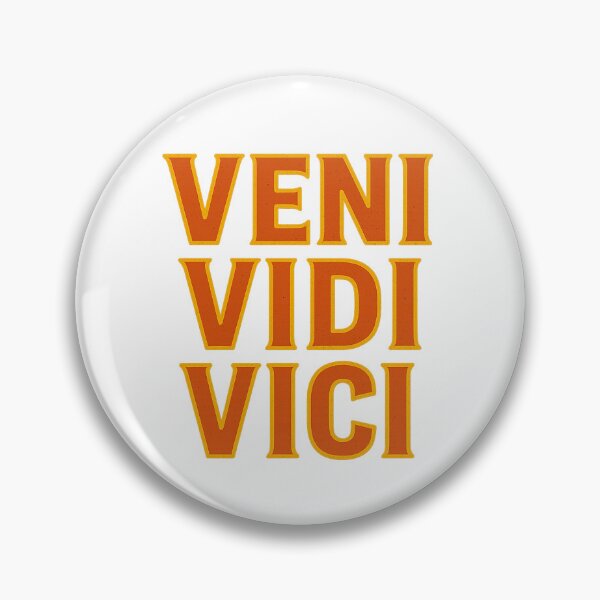 Item preview, Veni Vidi Vici Vintage Retro Latin Quote Distressed Typography designed and sold by Supergrafix07.