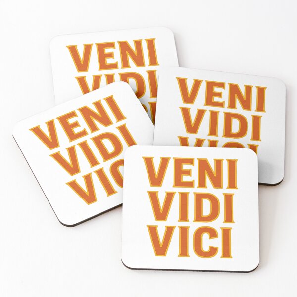 Item preview, Veni Vidi Vici Vintage Retro Latin Quote Distressed Typography designed and sold by Supergrafix07.