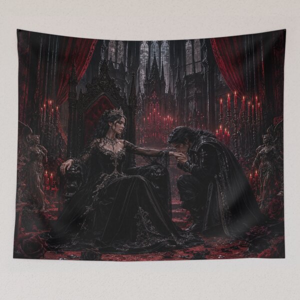 Item preview, Crimson Gothic Throne Romance | Vampire Castle Lovers designed and sold by kabucino.