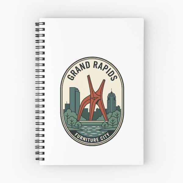Item preview, Grand Rapids Michigan Furniture City Vintage Travel Badge designed and sold by k3rstman1.